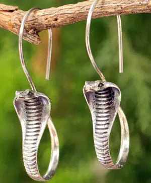 Creative Vintage Cobra Earrings for Men and Women