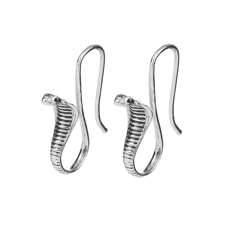Creative Vintage Cobra Earrings for Men and Women