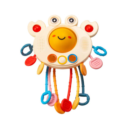 Fun Finger Pumping Crab Music Toy for Fine Motor Skills