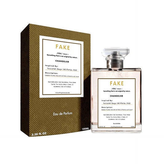 Kroonluchter | Baccarat Rouge 540 | 100 ml (3,4 oz) Unisex geurimitatie | Krachtige bloemengeur met amberbasis | Robuuste muskus- en houtachtige noten | Zeer verslavende kenmerkende geur!