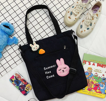 Embroidered Large Capacity Shoulder Crossbody Bag