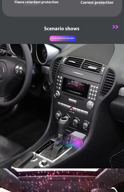 Autolader voor mobiele telefoons, vier-in-één, multifunctioneel, dubbele telescopische kabel
